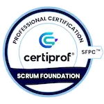 Imagen de la certificación Scrum Foundation Profesional